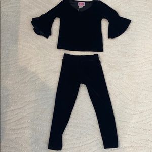 Velvet two piece set. Comfy & great to dress up